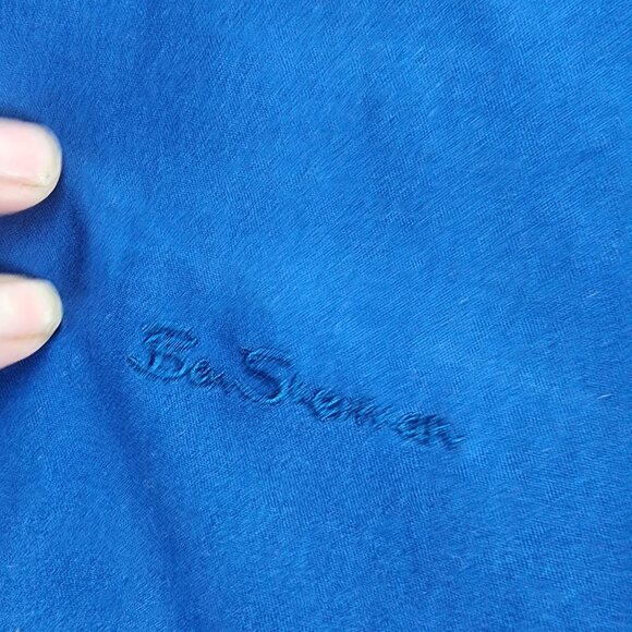 Ben Sherman Jacket Mens Medium Blue Cotton Long Sleeve Full Zip *NWT* - Picture 7 of 14